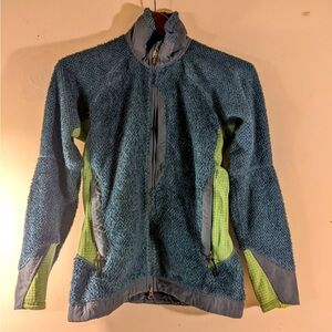 Patagonia Full Zip Polartec R2 Fleece Teal Green XS
